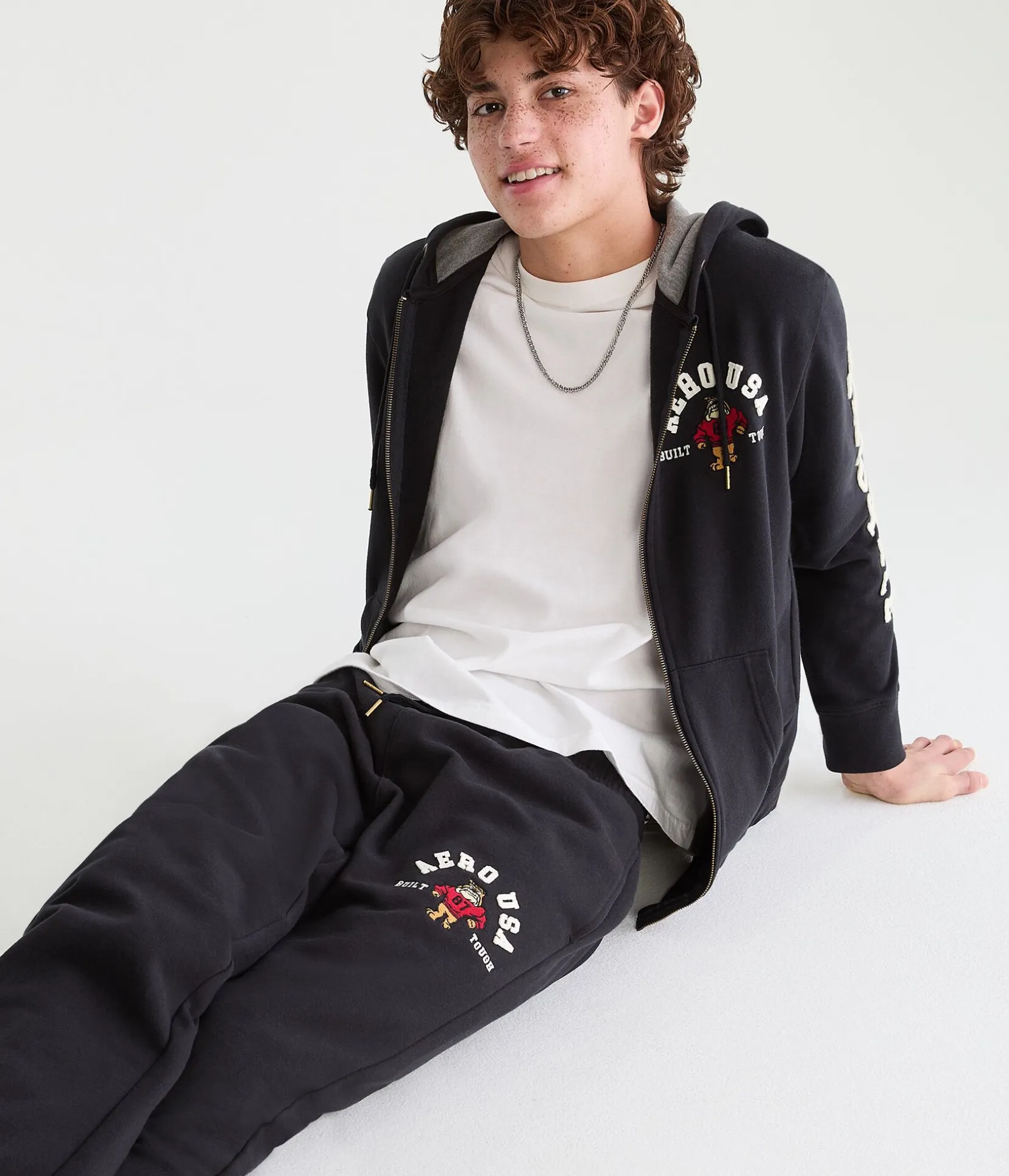 Aero Bulldog Heritage Full-Zip Hoodie