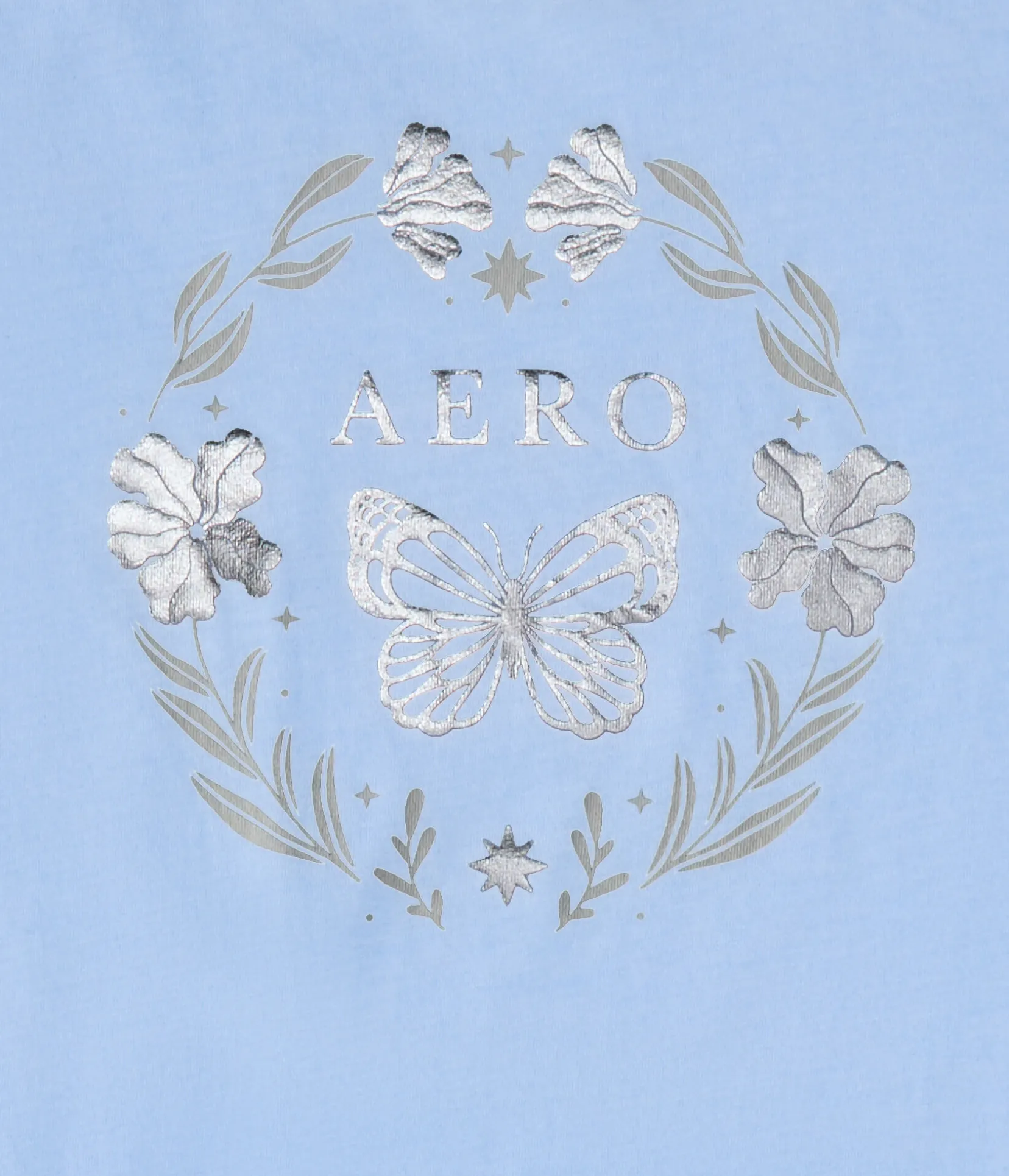Aero Butterfly Circle Foil Graphic Tee