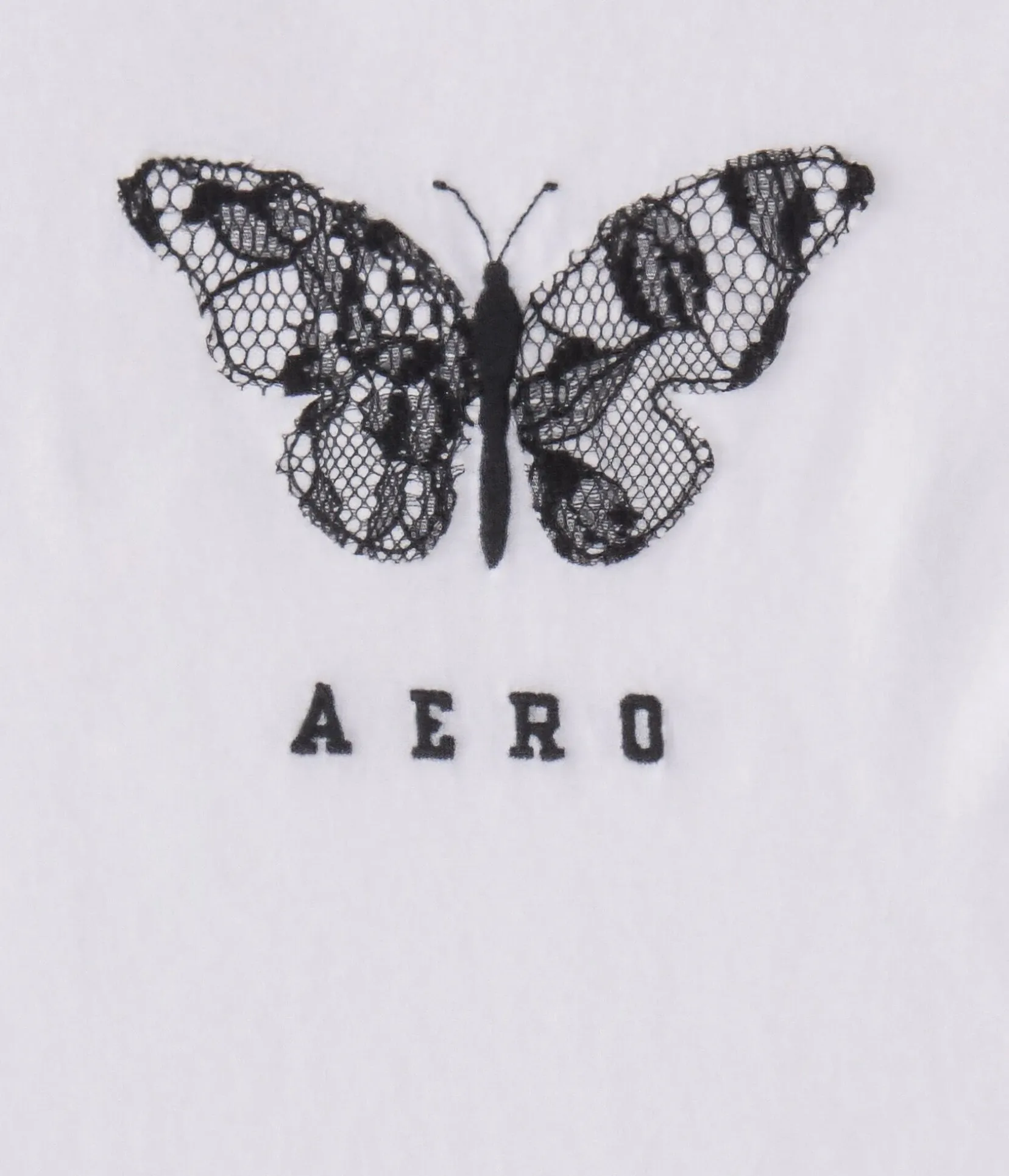 Aero Lace Butterfly Graphic Tee