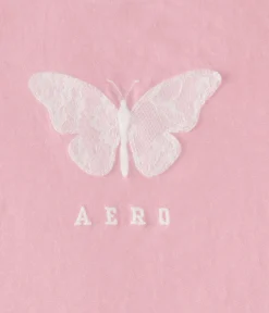 Aero Lace Butterfly Graphic Tee