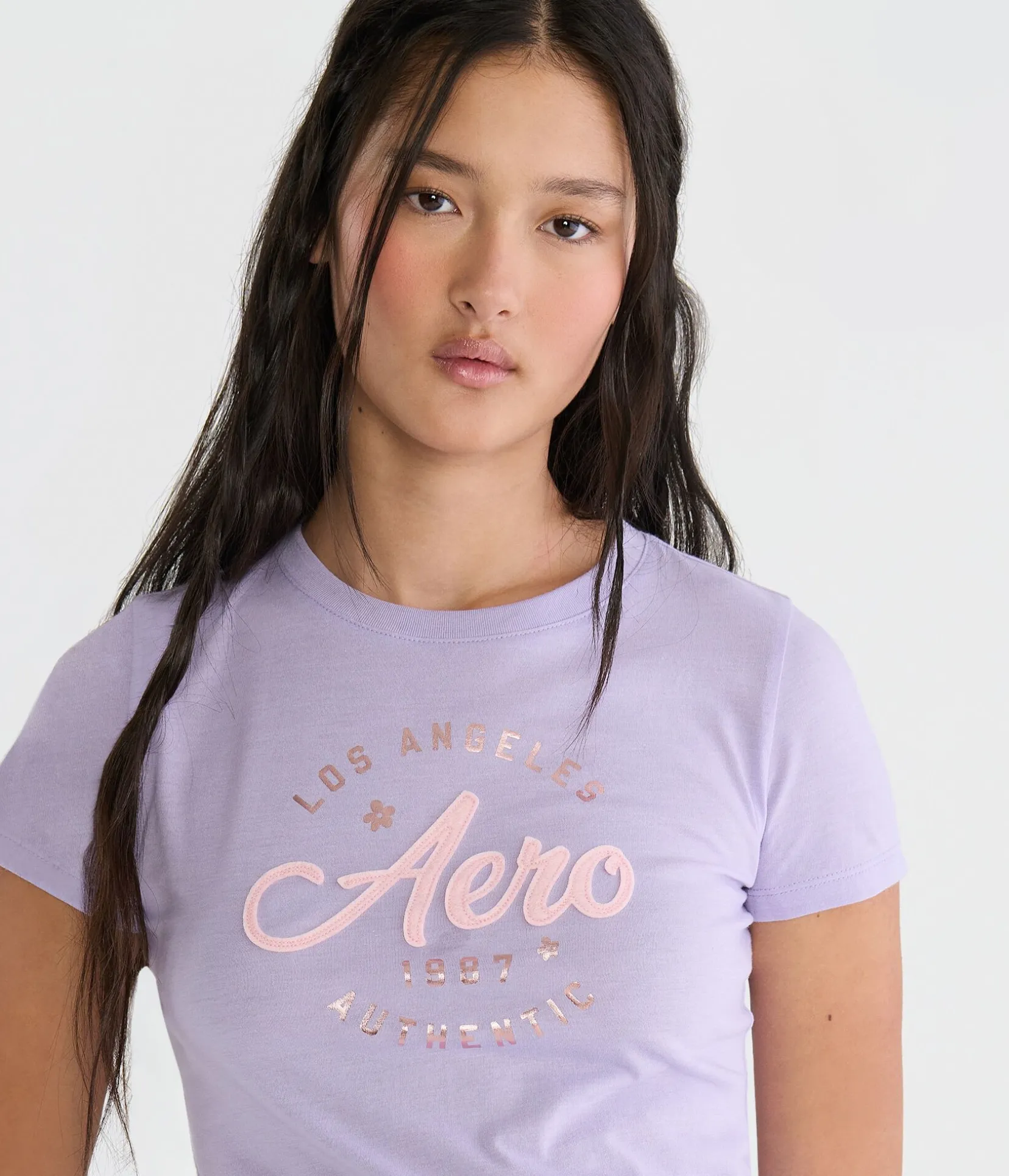 Aero Los Angeles Appliqué Graphic Tee
