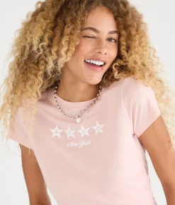 Aero New York Star Graphic Tee
