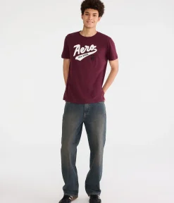 Aero Original Brand Appliqué Graphic Tee