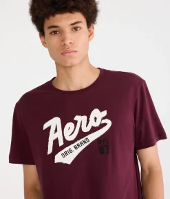 Aero Original Brand Appliqué Graphic Tee