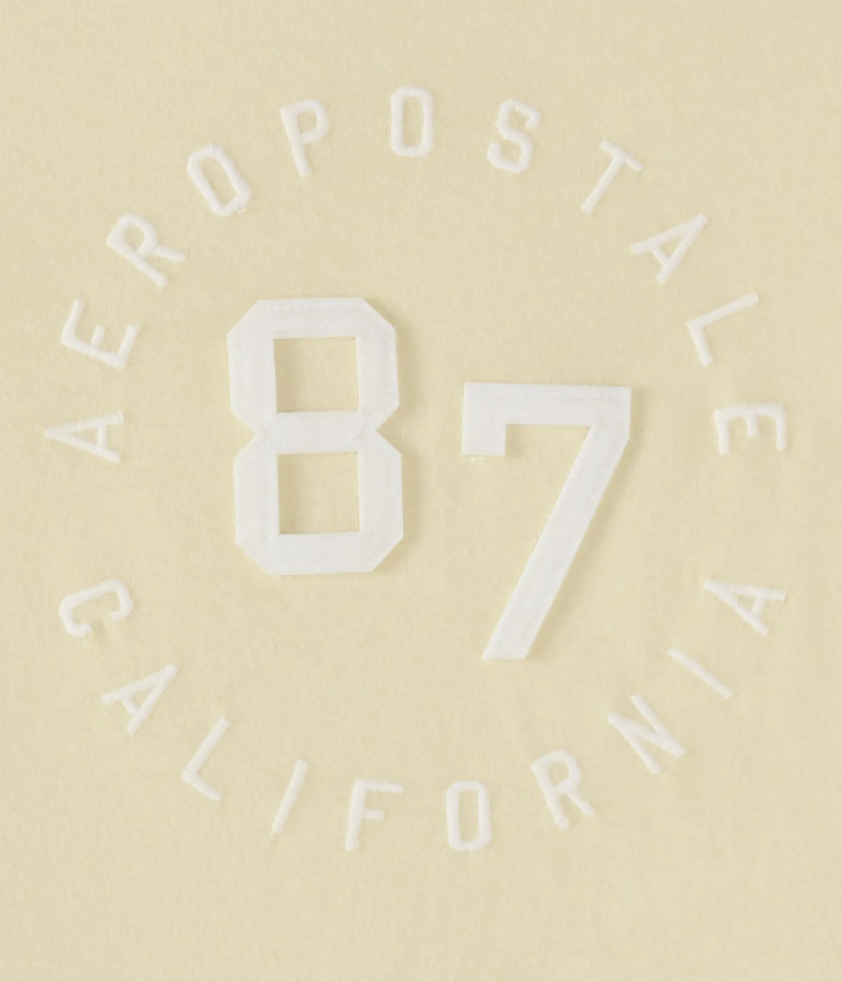 Aeropostale 87 Appliqué Graphic Tee