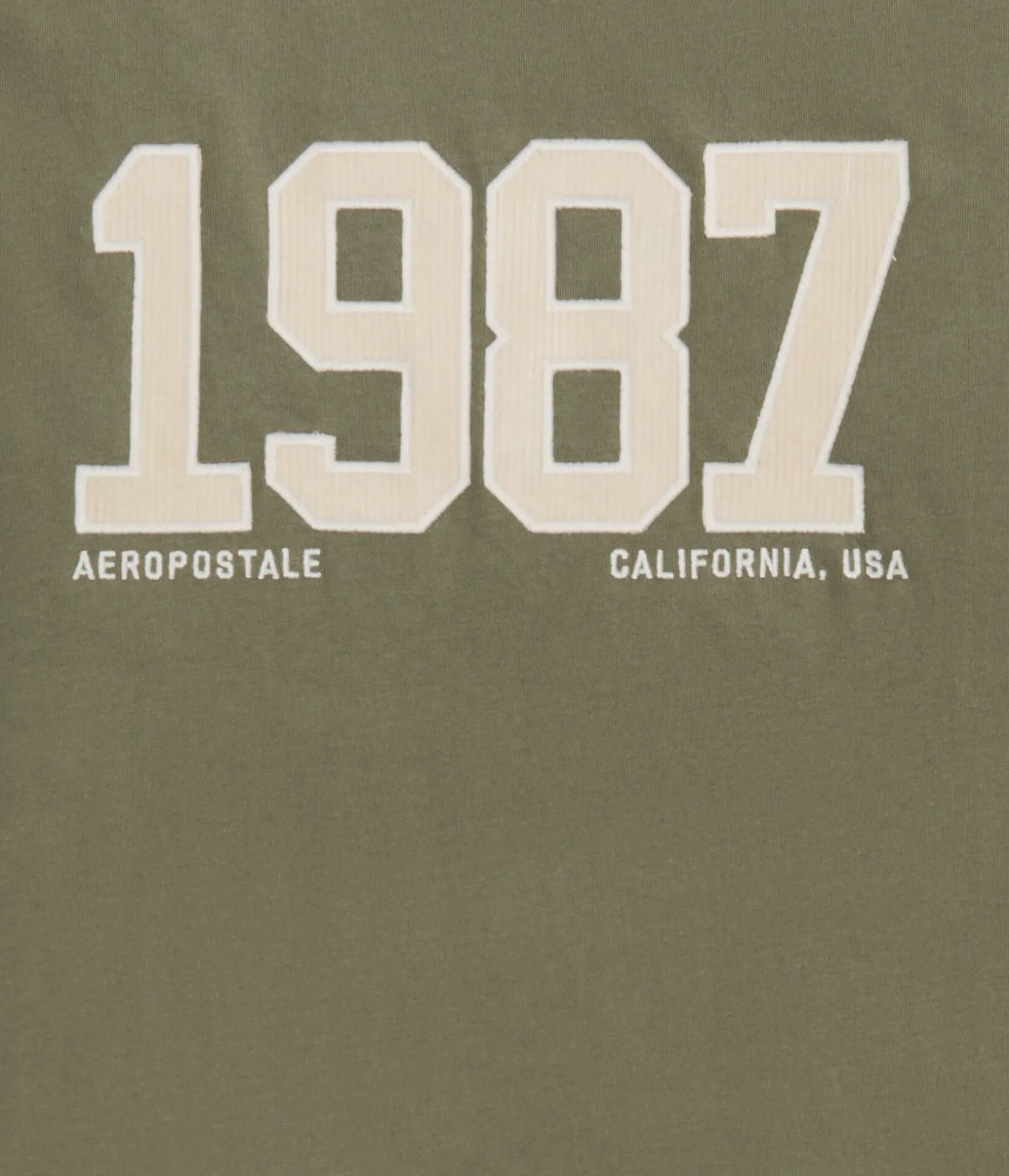 Aeropostale 1987 Appliqué Graphic Tee