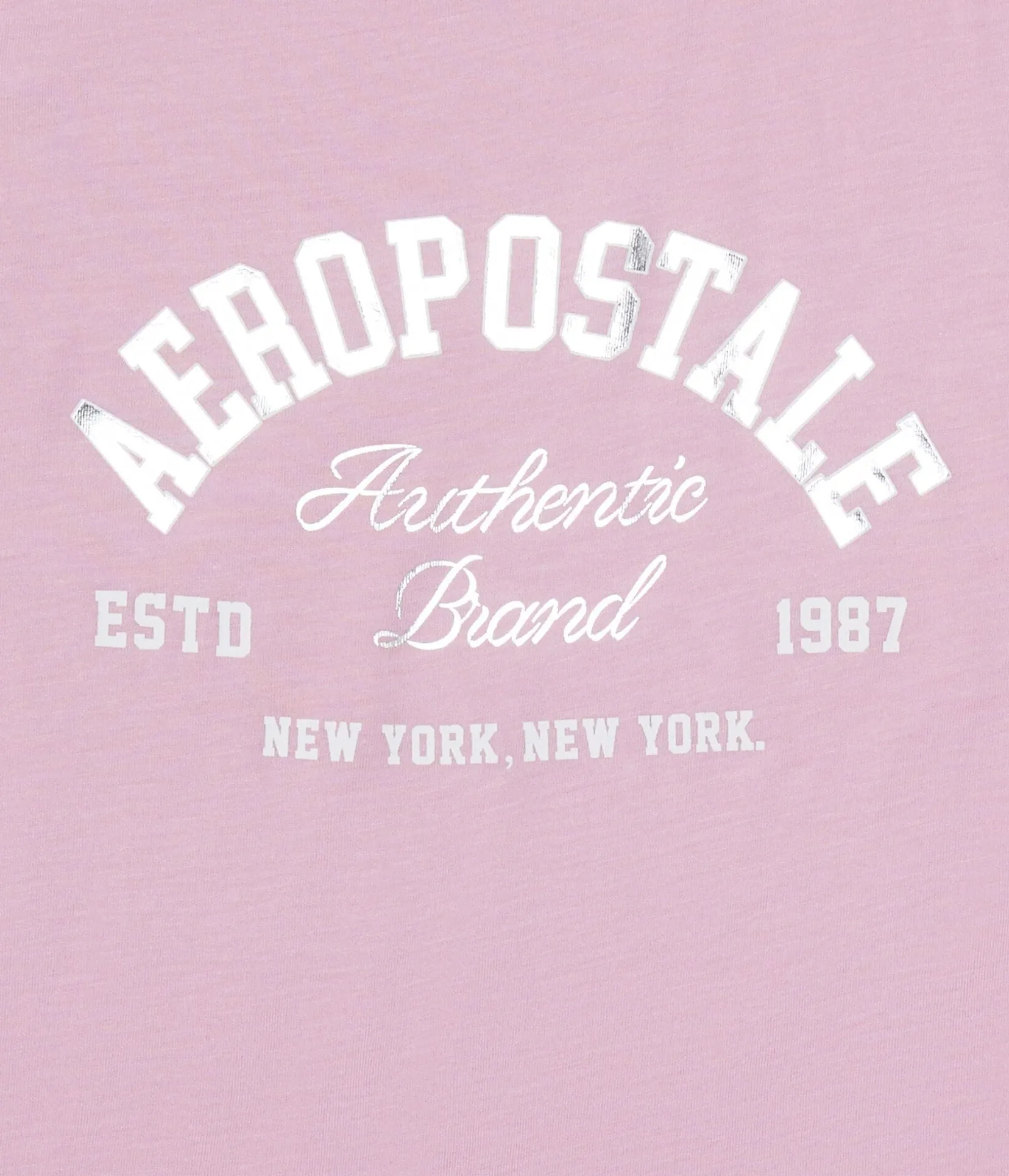 Aeropostale Arch Foil Graphic Tee