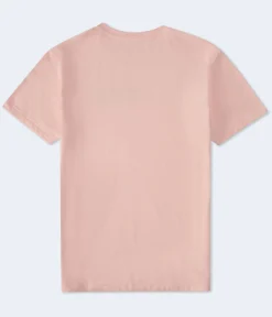 Aeropostale Authentic Logo Flocked Graphic Tee