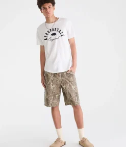 Aeropostale Bear Appliqué Graphic Tee