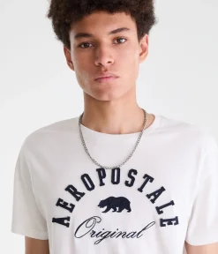 Aeropostale Bear Appliqué Graphic Tee