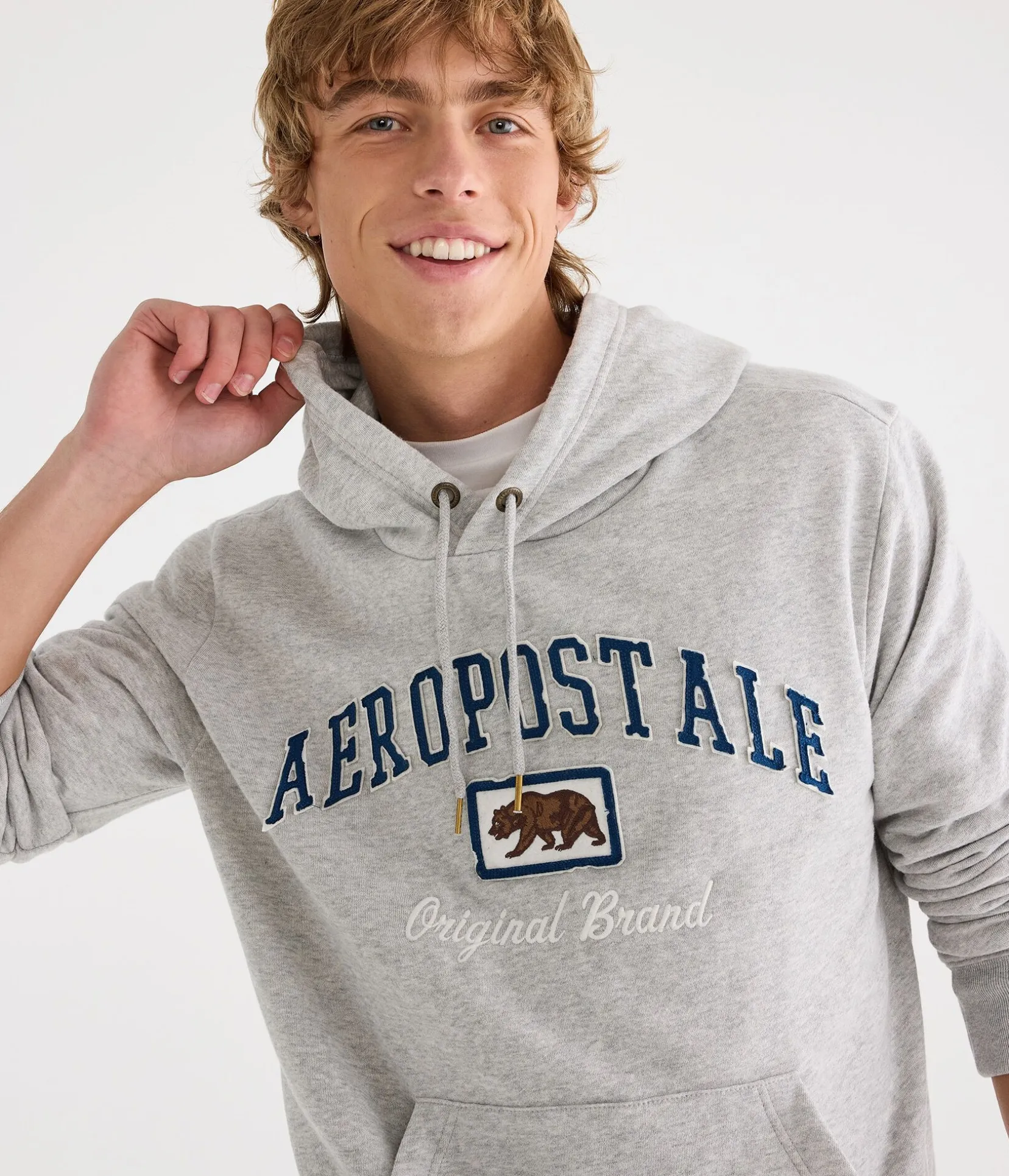 Aeropostale Bear Heritage Pullover Hoodie
