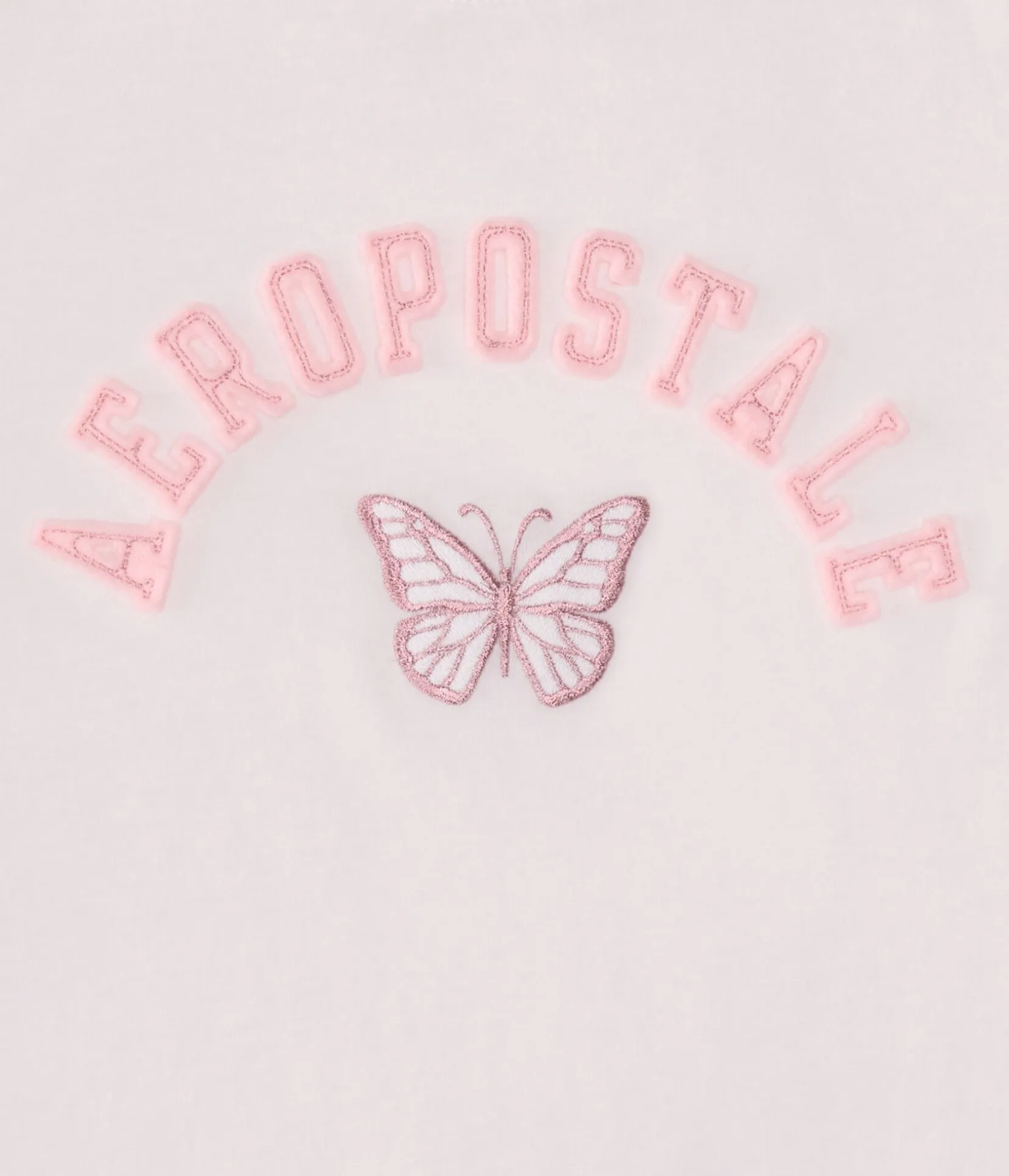 Aeropostale Butterfly Appliqué Graphic Tee