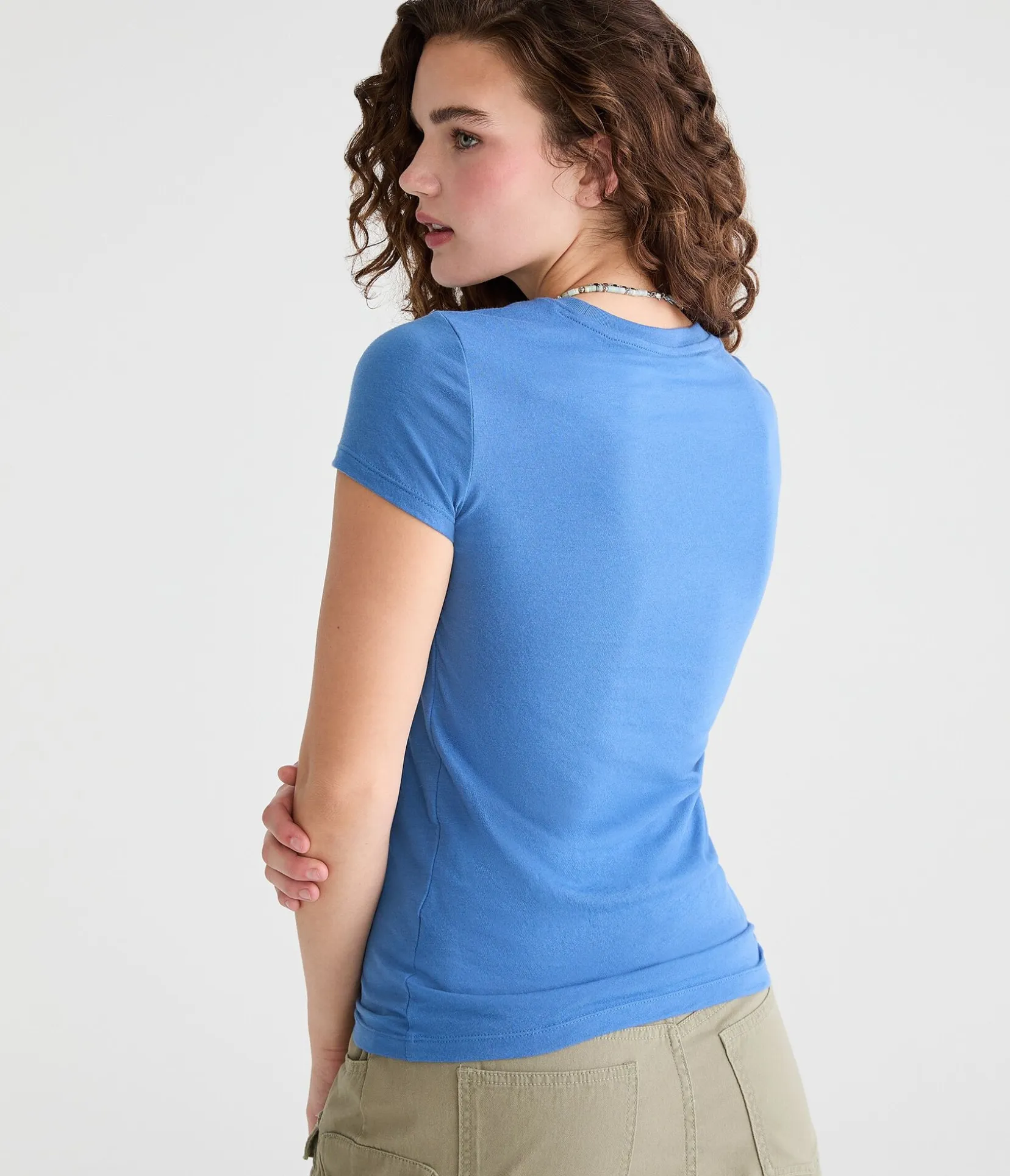 Aeropostale Butterfly Appliqué Graphic Tee
