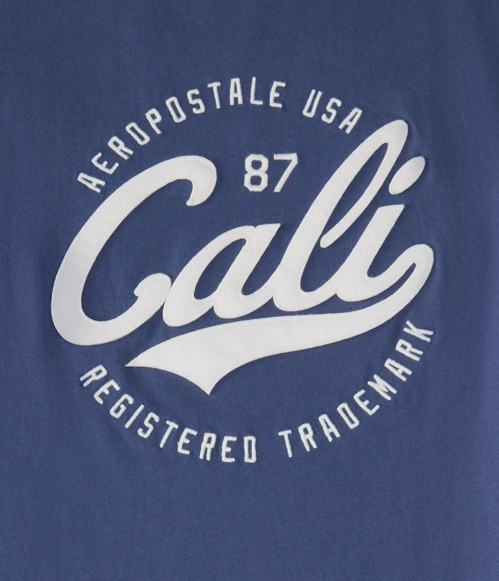Aeropostale Cali Circle Appliqué Graphic Tee