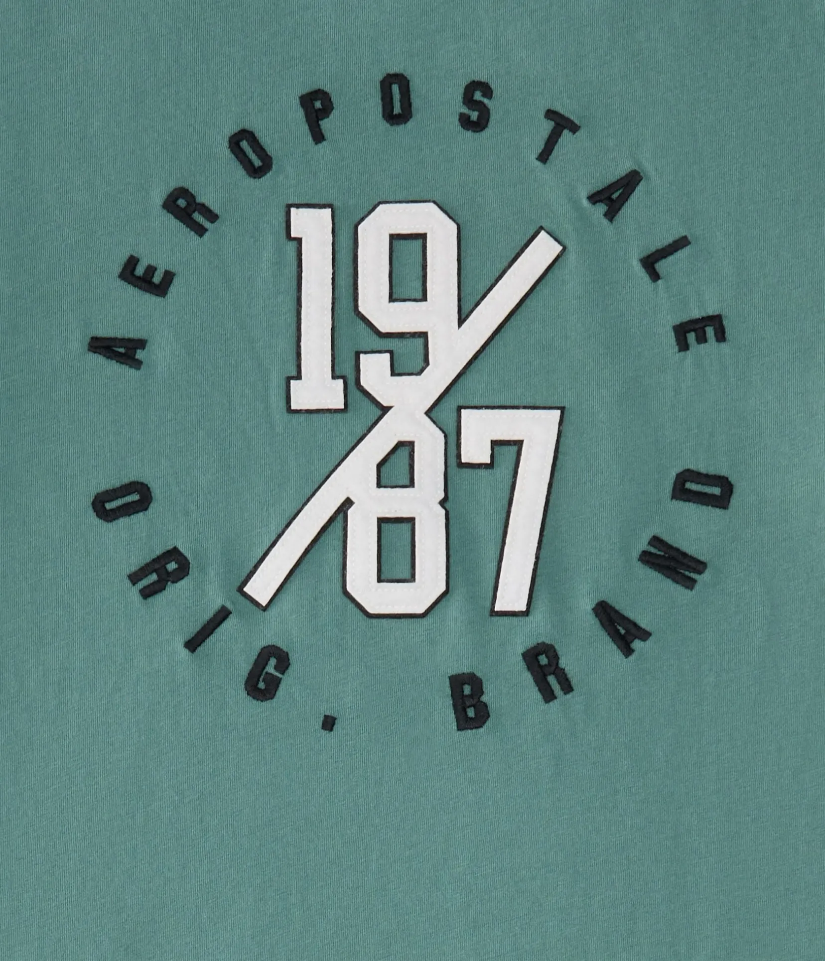 Aeropostale 1987 Circle Appliqué Graphic Tee