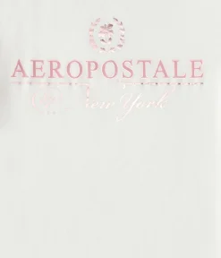 Aeropostale Floral Foil Graphic Tee