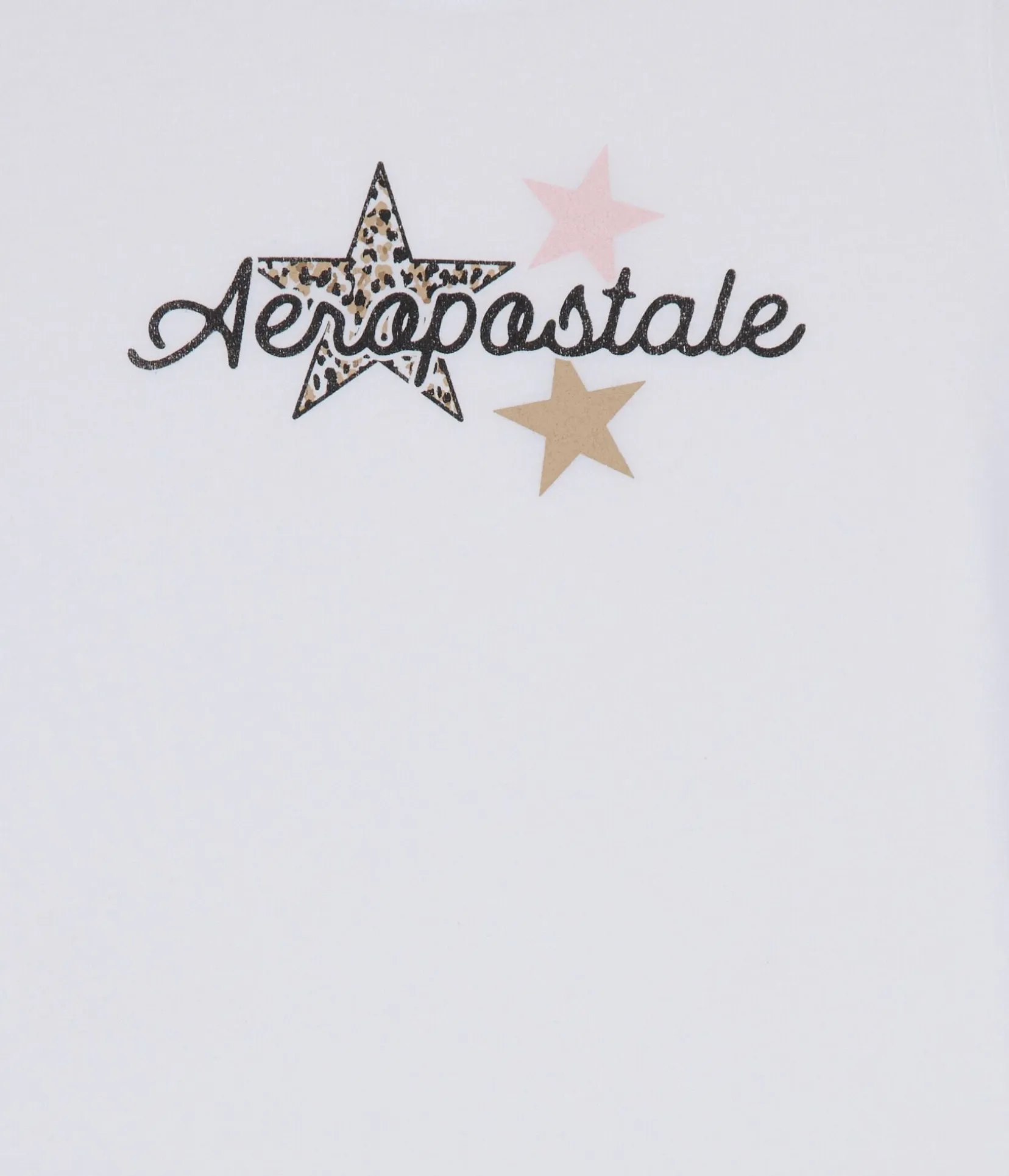 Aeropostale Leopard Star Graphic Tee