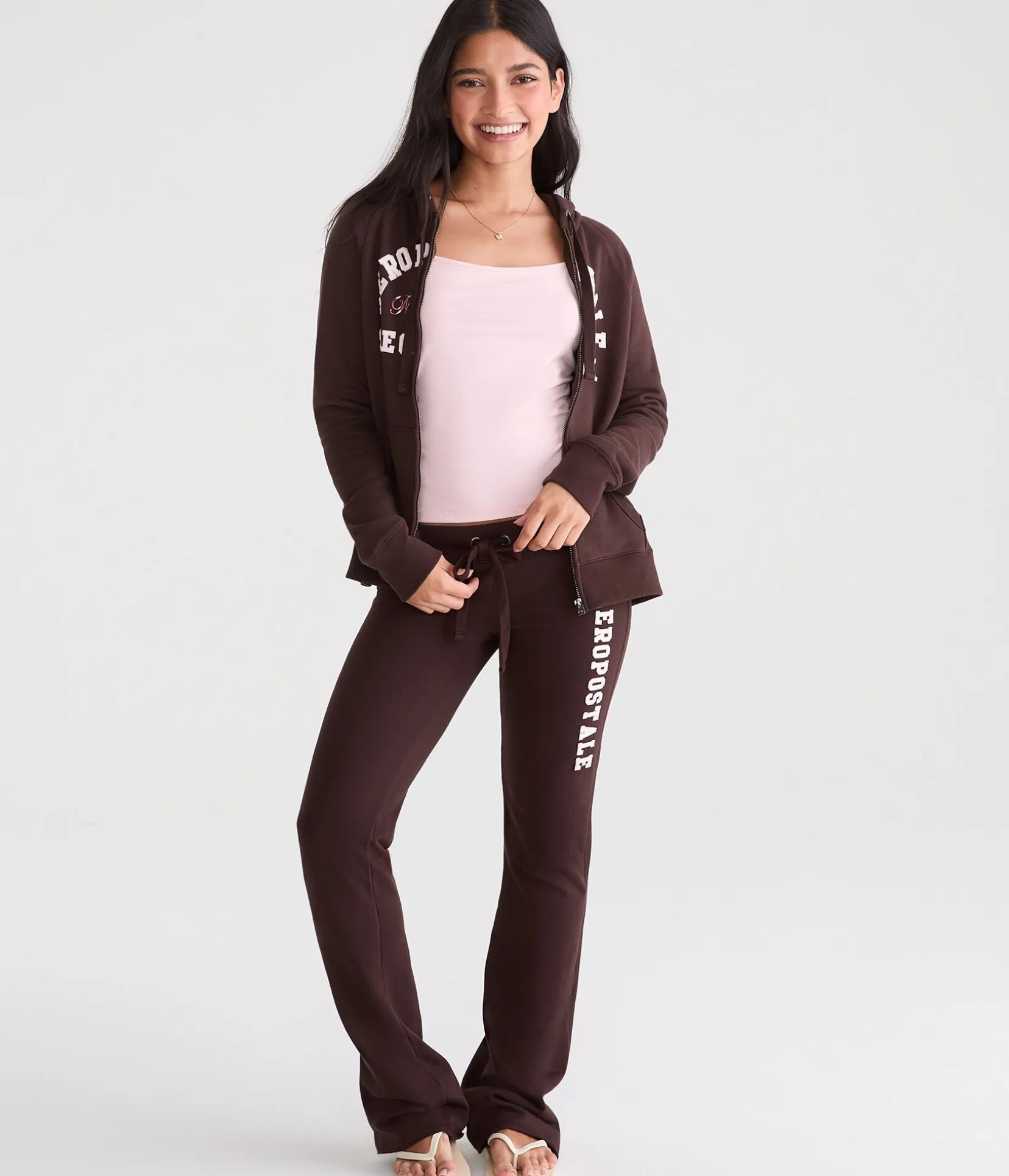 Aeropostale Logo Fit & Flare Sweatpants