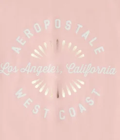 Aeropostale Los Angeles Foil Graphic Tee