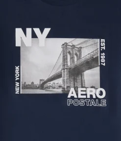 Aeropostale NY Brooklyn Bridge Graphic Tee