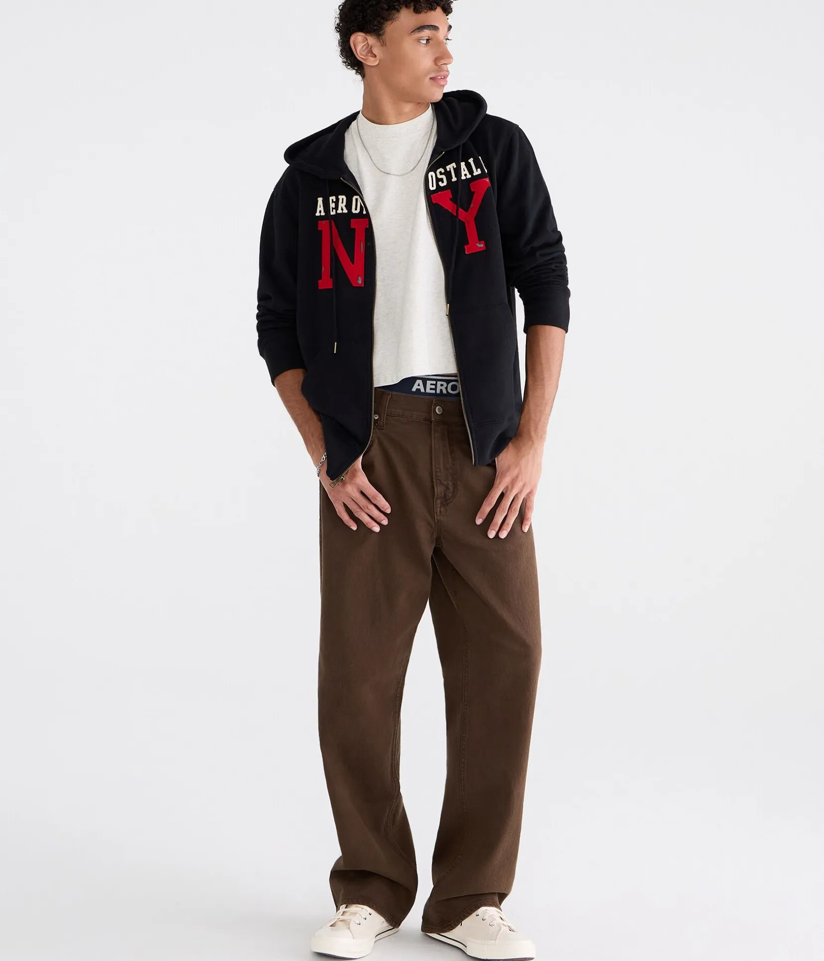 Aeropostale NY Heritage Full-Zip Hoodie