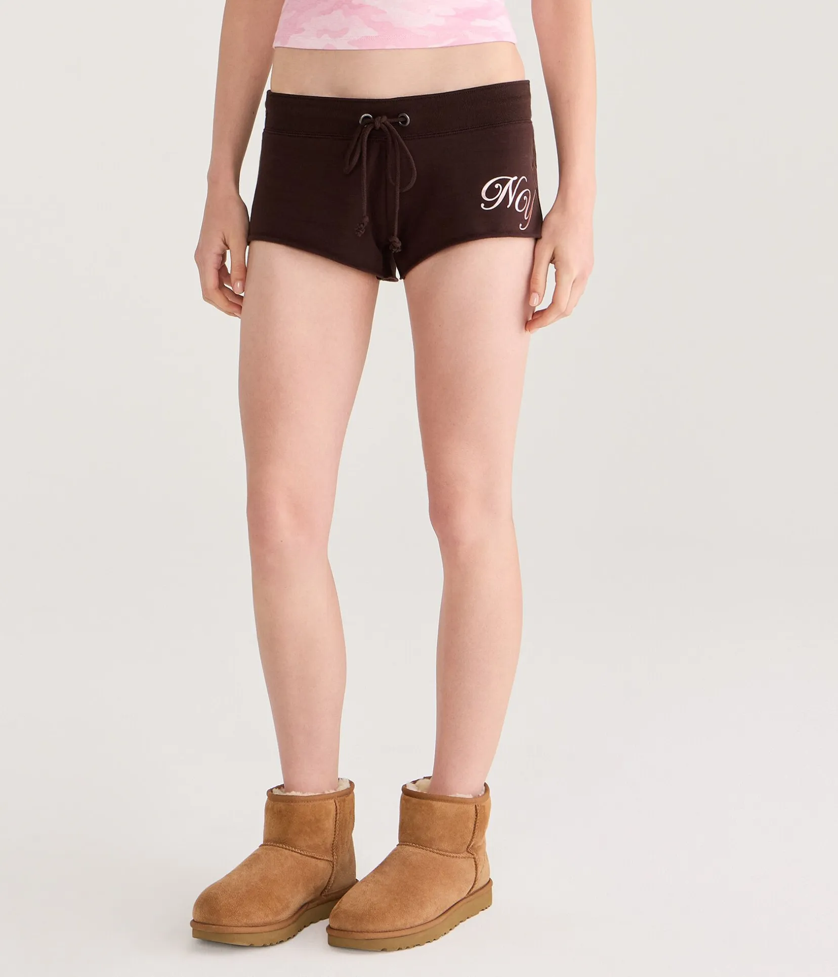 Aeropostale NY Heritage Low-Rise Fleece Shorts