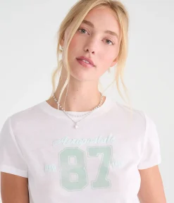 Aeropostale Oversized 87 Graphic Tee