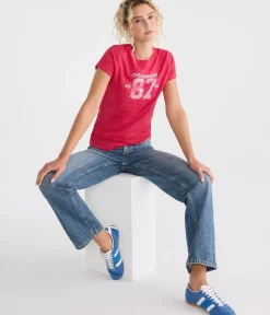 Aeropostale Oversized 87 Graphic Tee