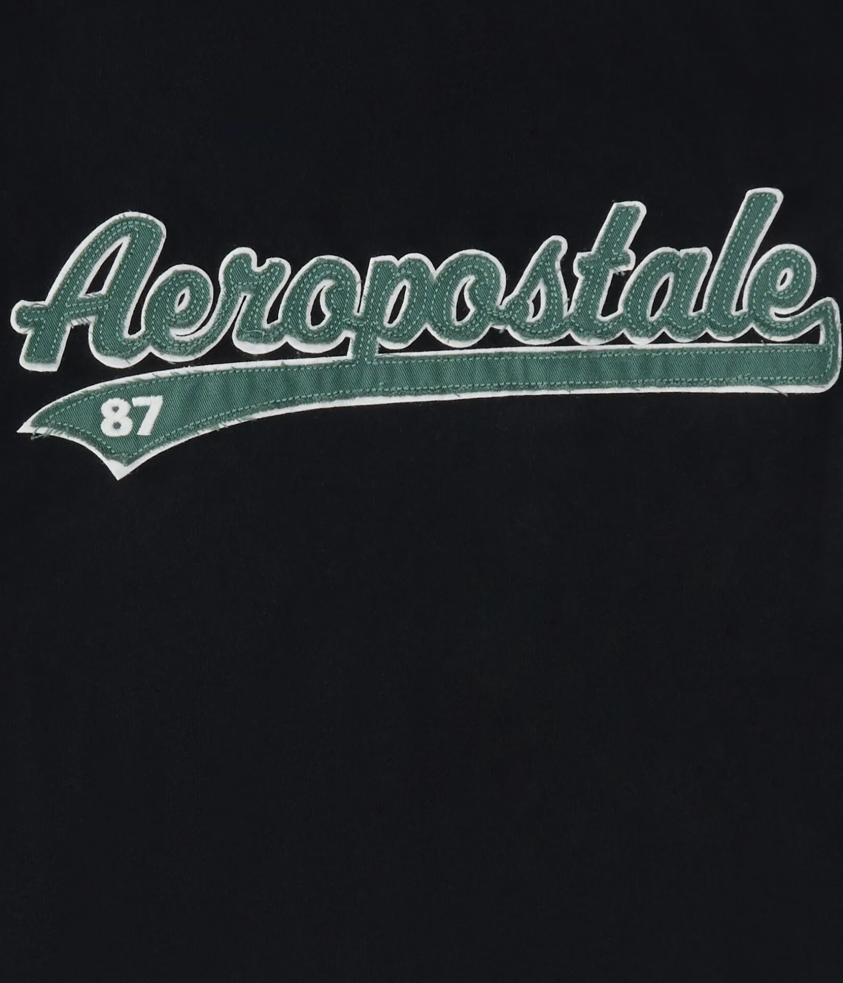 Aeropostale 87 Script Appliqué Graphic Tee