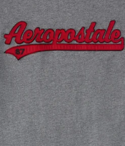 Aeropostale 87 Script Appliqué Graphic Tee