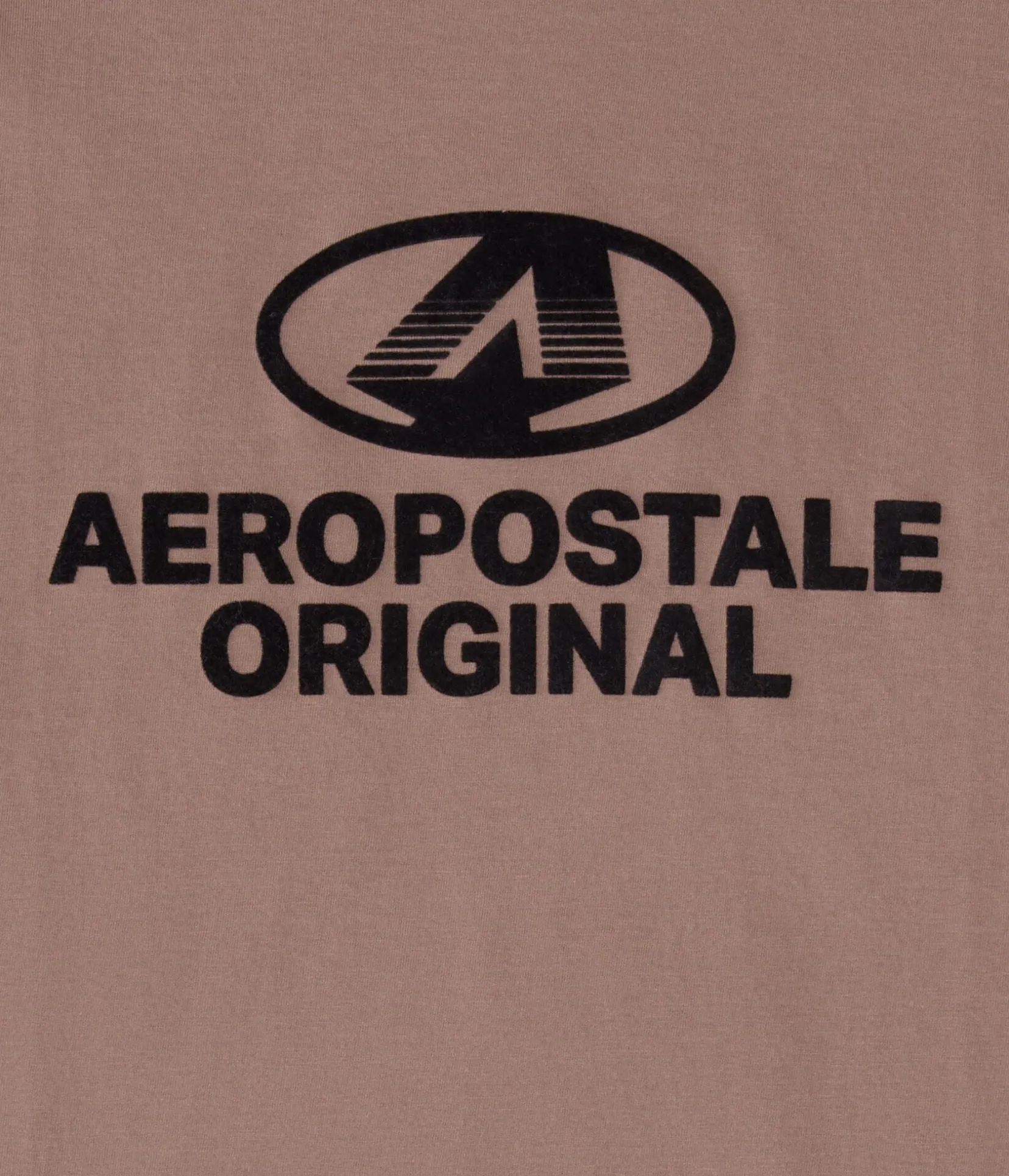 Aeropostale Star Circle Flocked Graphic Tee