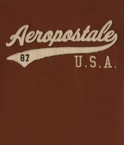 Aeropostale USA Script Appliqué Graphic Tee