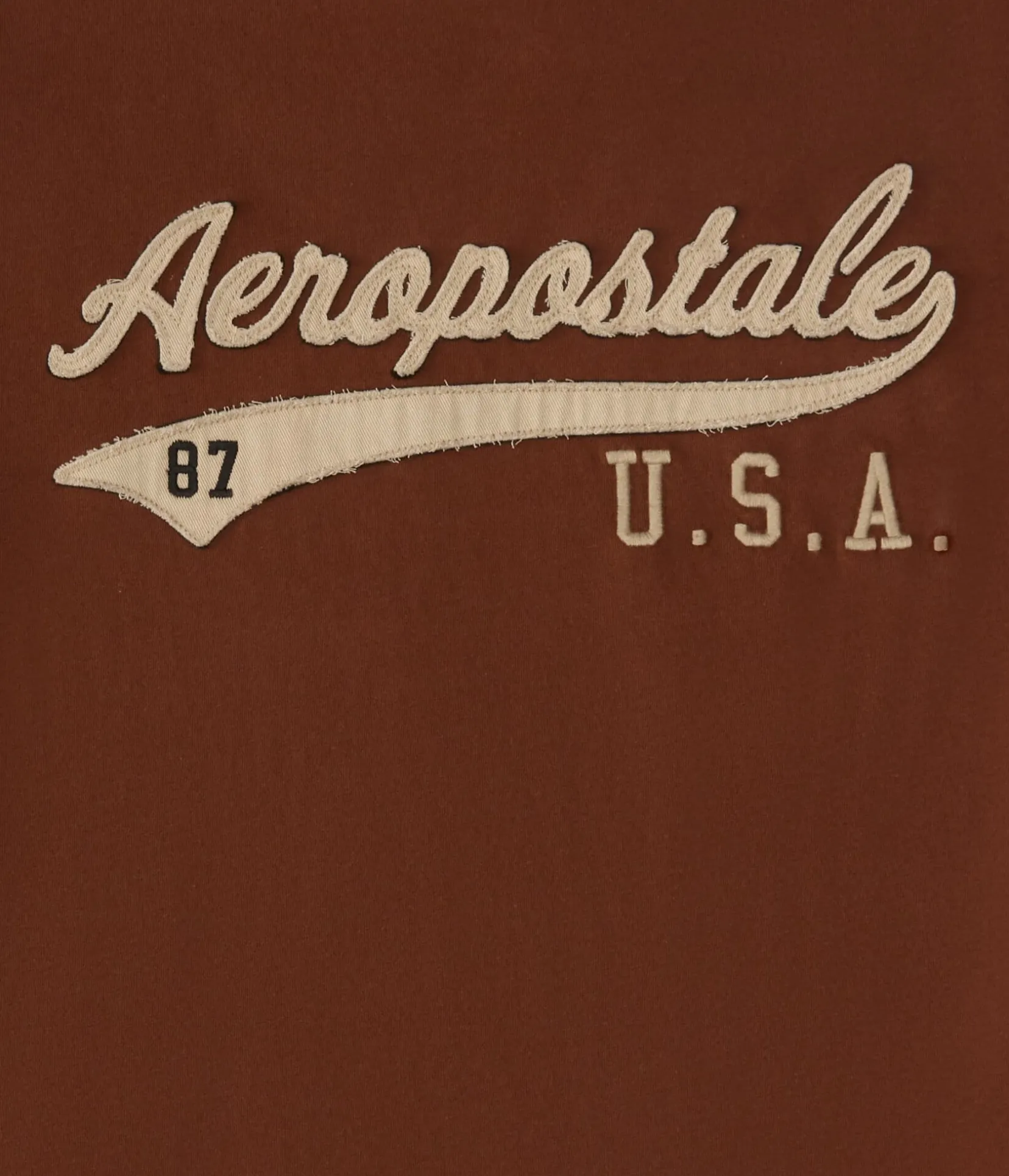 Aeropostale USA Script Appliqué Graphic Tee