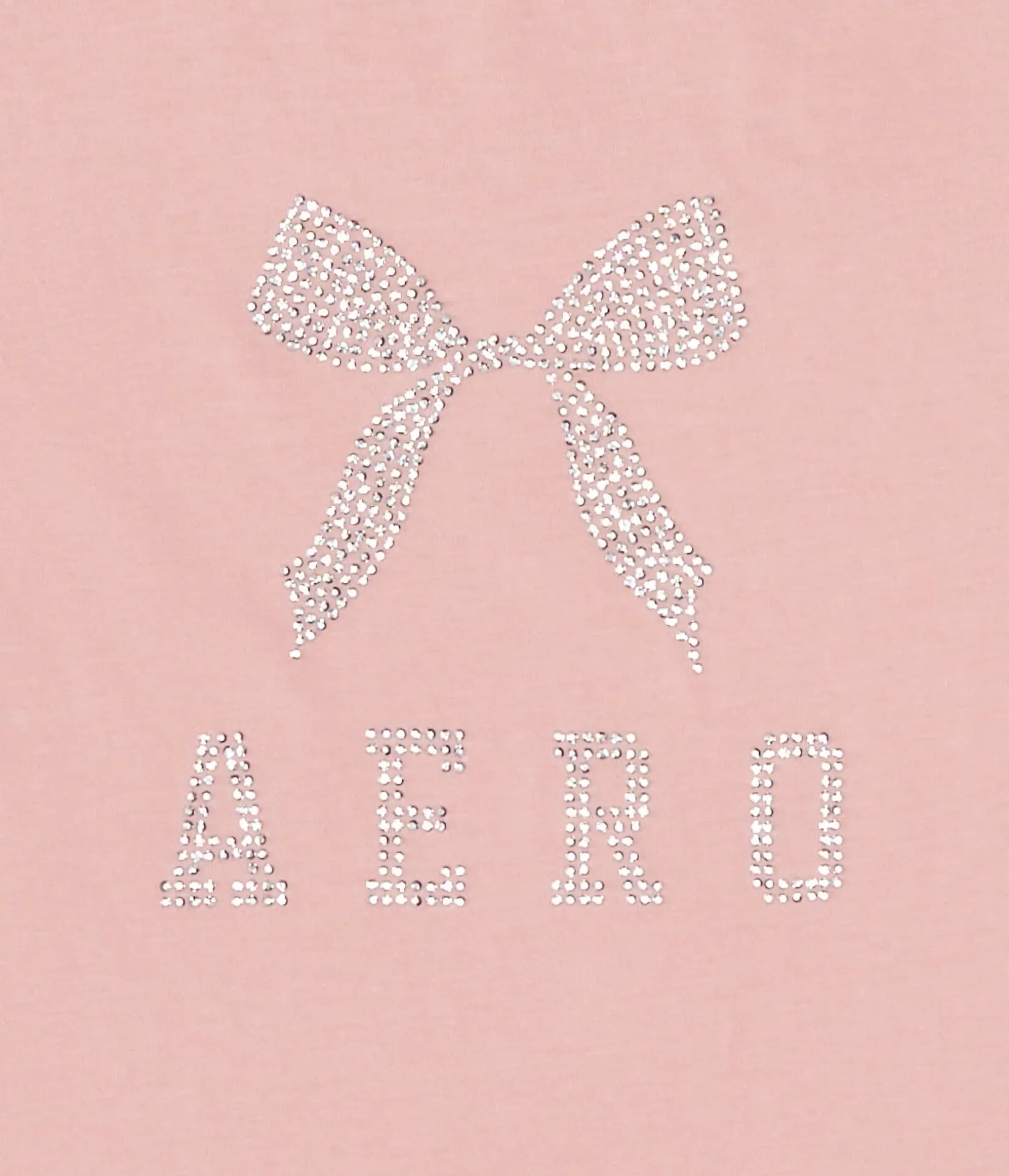 Aero Rhinestone Bow Graphic Tee