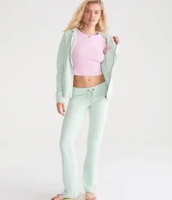 Aero Rhinestone Crest Full-Zip Hoodie