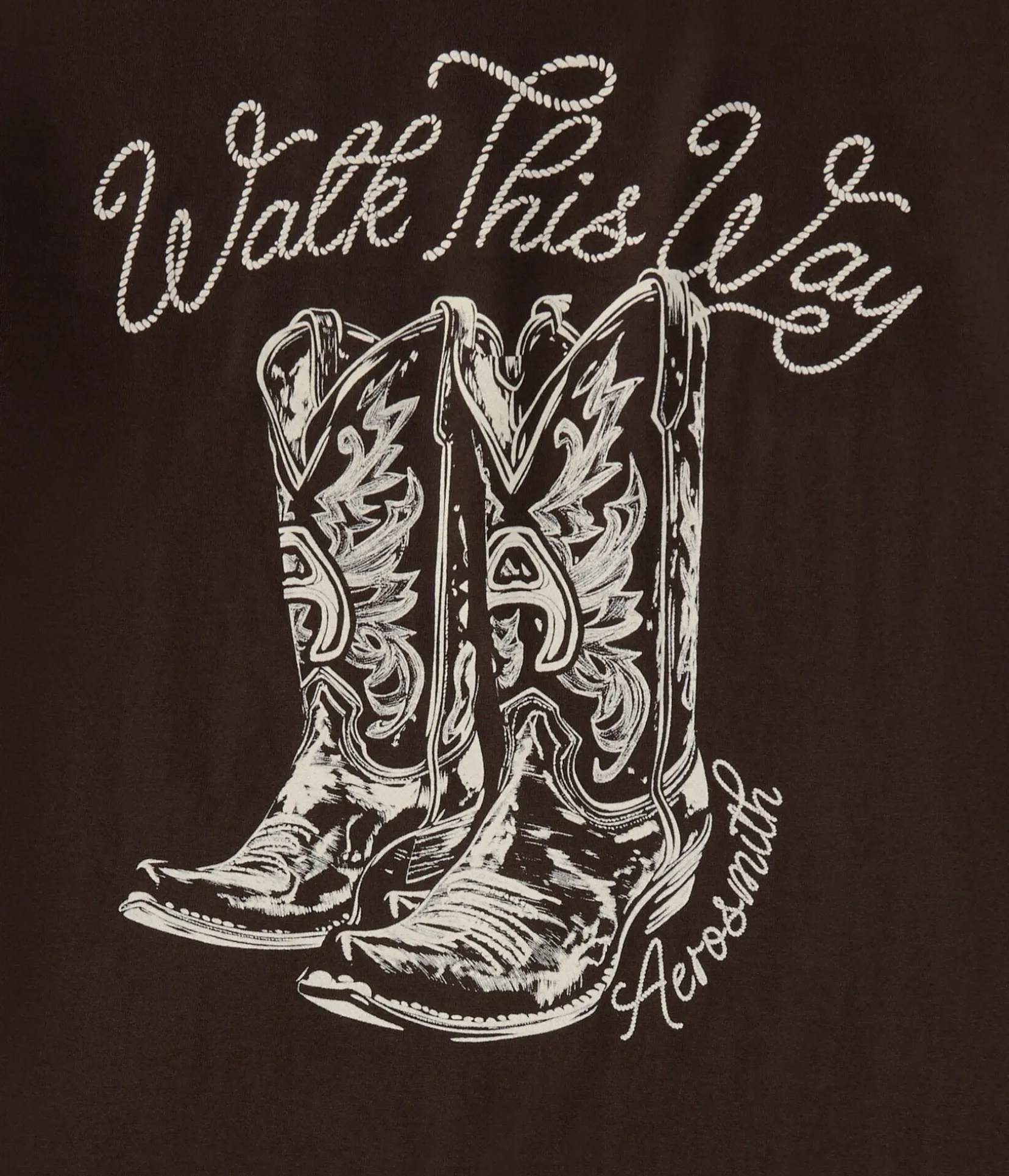 Aerosmith Walk This Way Relaxed Graphic Tee