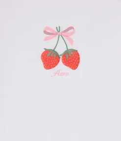 Aero Strawberry Bow Graphic Tee