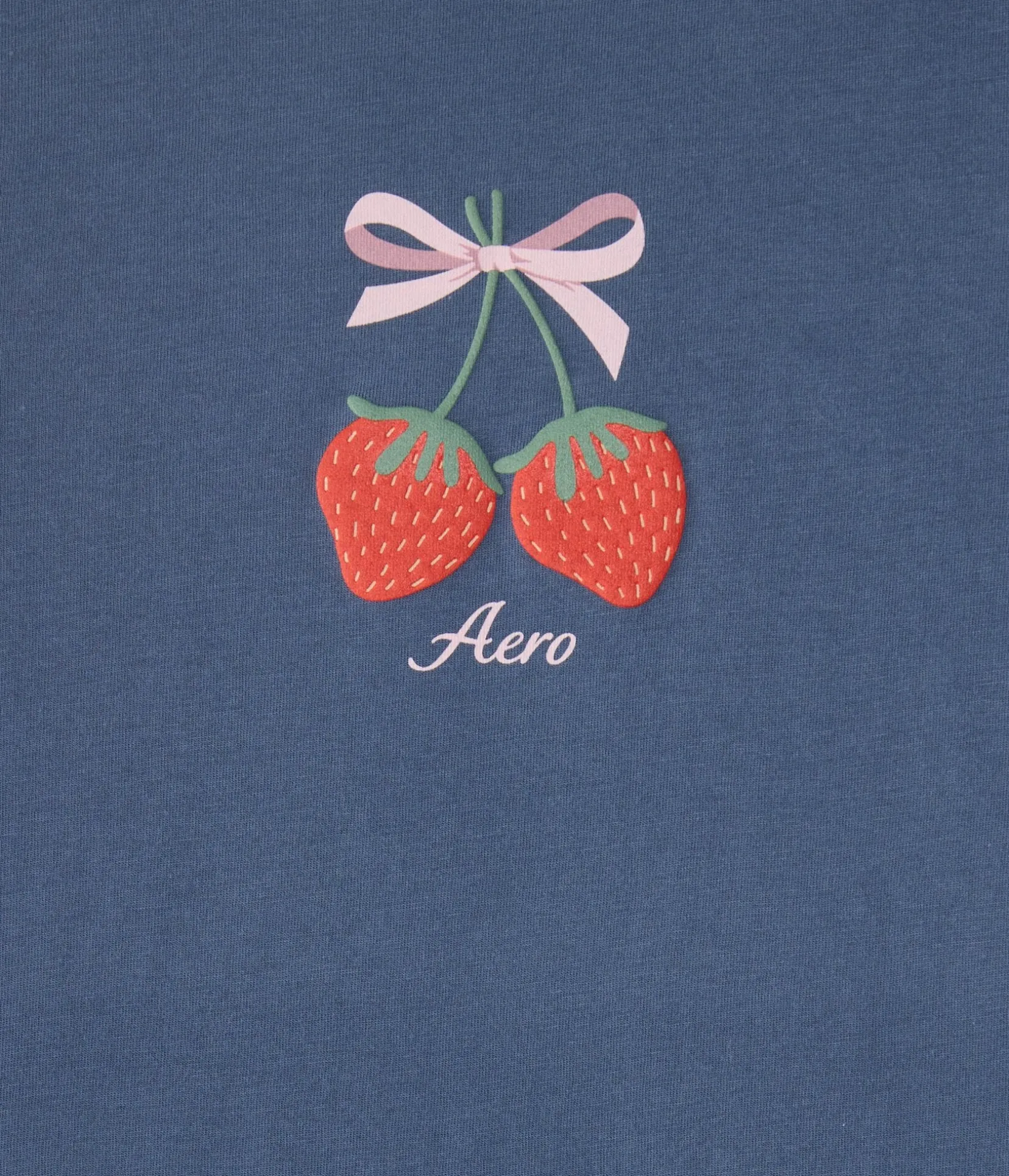 Aero Strawberry Bow Graphic Tee