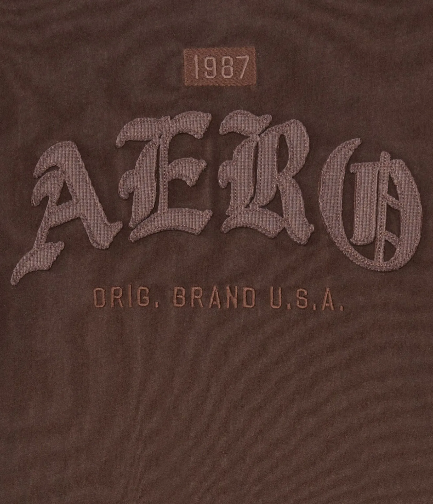 Aero Tonal Gothic Appliqué Graphic Tee