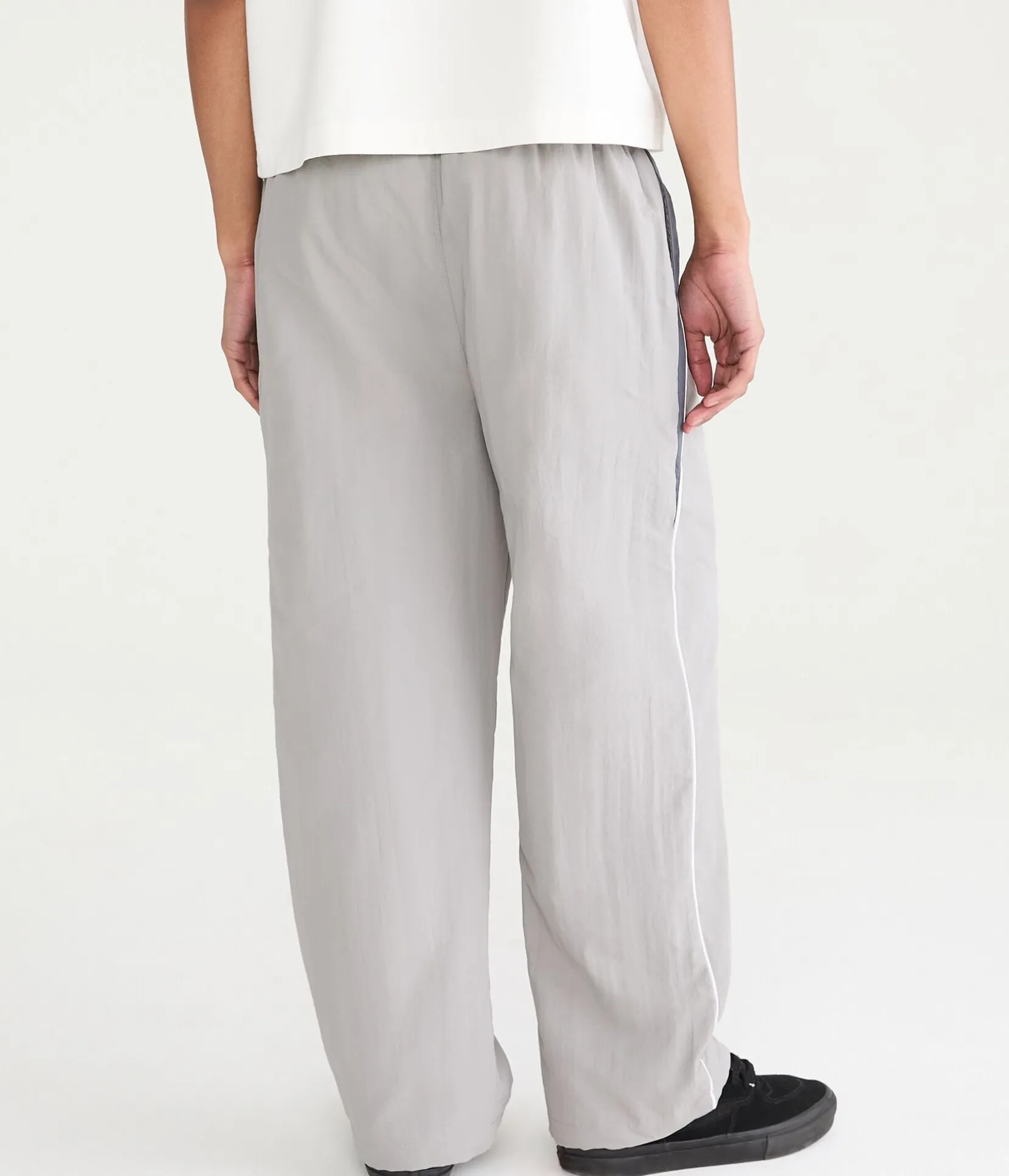 Baggy Colorblock Nylon Track Pants