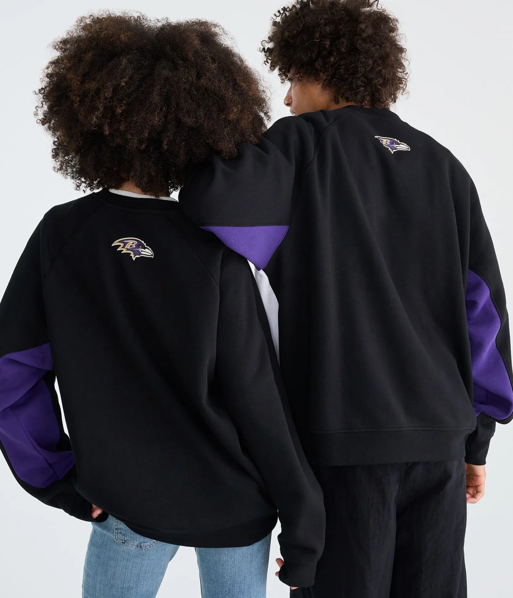 Baltimore Ravens Colorblock Crew Sweatshirt