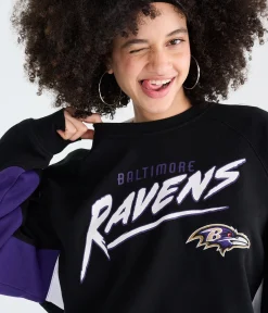 Baltimore Ravens Colorblock Crew Sweatshirt