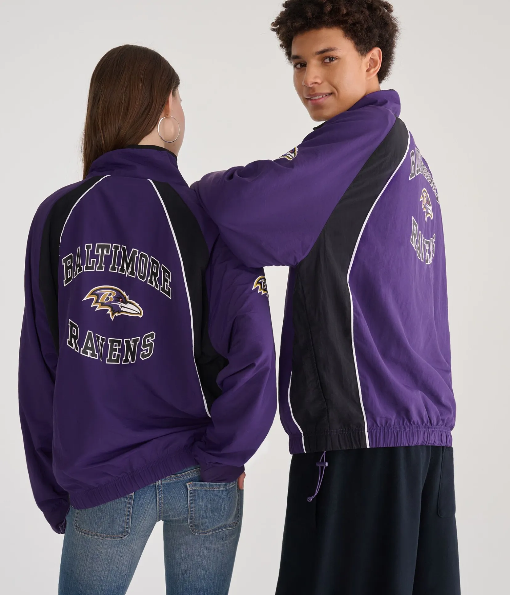 Baltimore Ravens Quarter-Zip Track Jacket