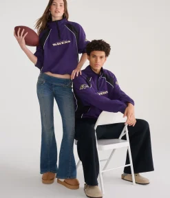 Baltimore Ravens Quarter-Zip Track Jacket