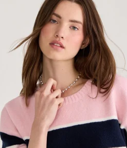 Big Stripe Crew Sweater