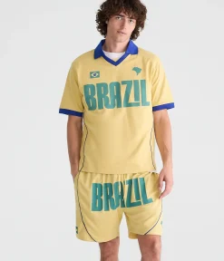Brazil V-Neck Soccer Jersey