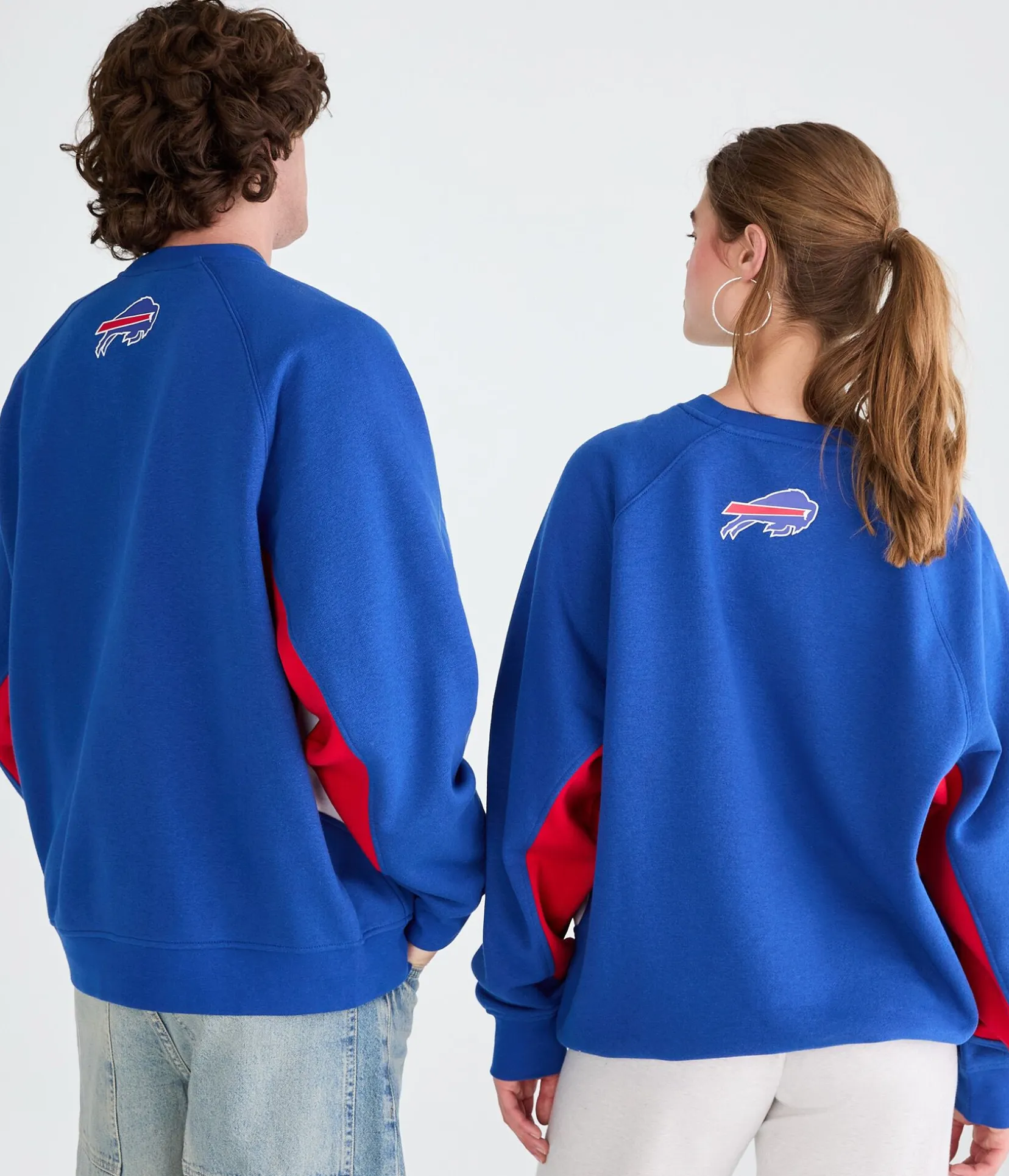 Buffalo Bills Colorblock Crew Sweatshirt