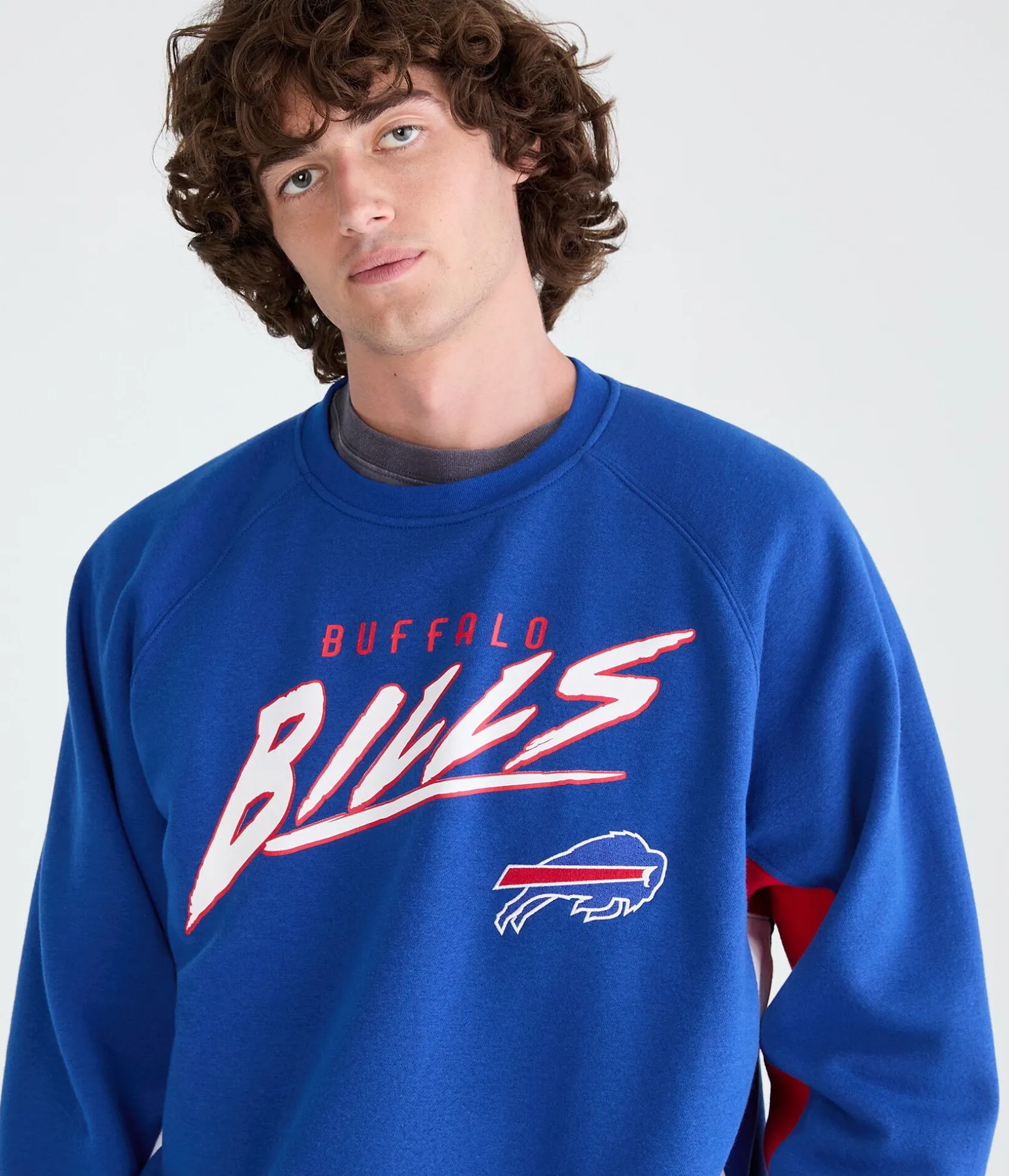 Buffalo Bills Colorblock Crew Sweatshirt