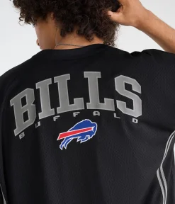 Buffalo Bills Striped Mesh Top