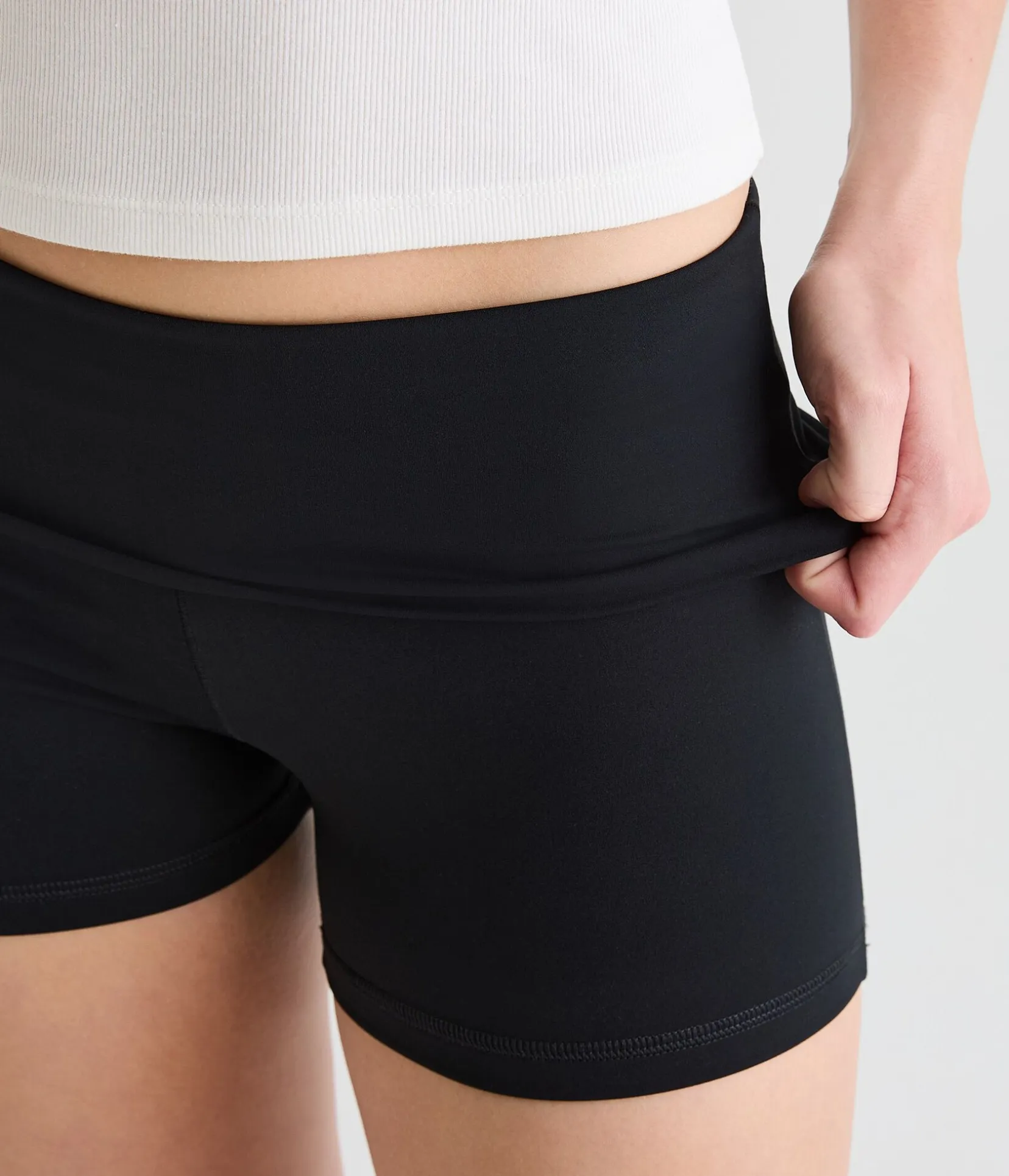 Buttery Soft Fold-Over Booty Shorts